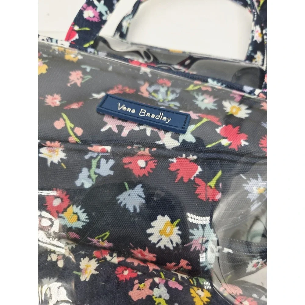 Vera‎ Bradley Scattered Wildflower Garden Floral Cosmetic Set Makeup Organizer